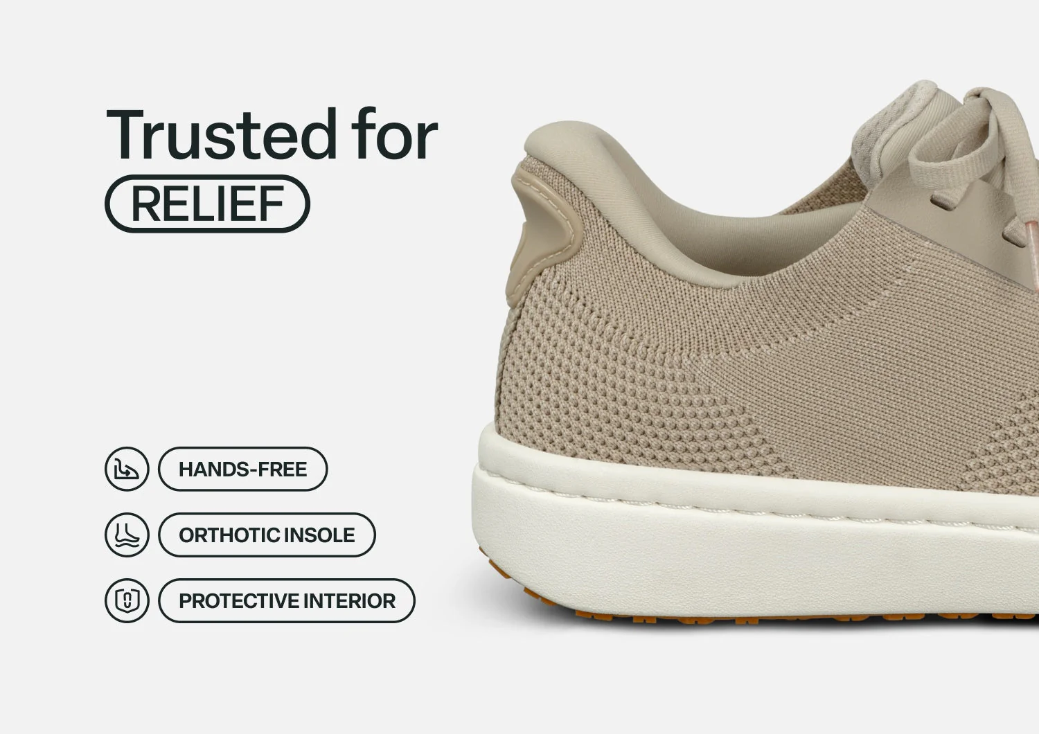 Wander Hands-Free Knit - Beige - Image 4